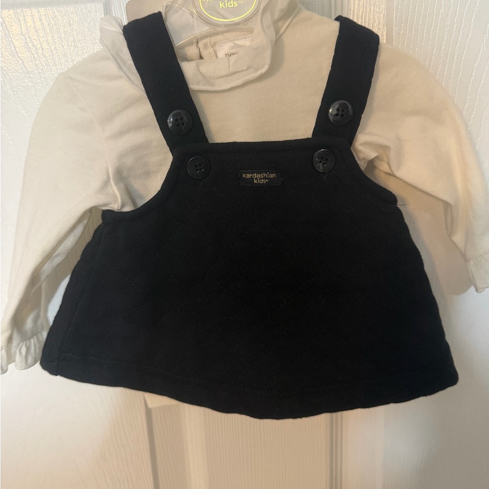 Kardashian Kids" two-piece baby girl outfit